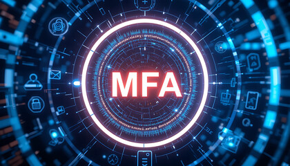 Multi-Factor Authentication (MFA) Technology for Enhanced Cybersecurity, Strong User Identity Verification, Encrypted Access Control, and Secure Digital Authentication Across Applications, Devices