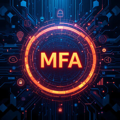 Multi-Factor Authentication (MFA) Technology for Enhanced Cybersecurity, Strong User Identity Verification, Encrypted Access Control, and Secure Digital Authentication Across Applications, Devices