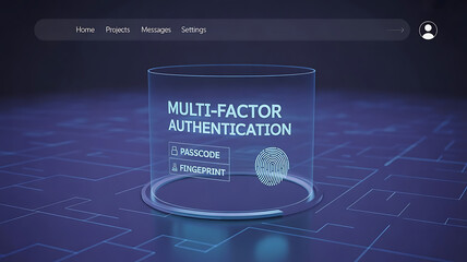 Multi-Factor Authentication (MFA) Technology for Enhanced Cybersecurity, Strong User Identity Verification, Encrypted Access Control, and Secure Digital Authentication Across Applications, Devices