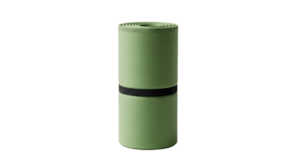 Green aroma diffuser with black band isolated PNG with Transparent Background