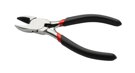 Diagonal wire cutters tool for DIY projects isolated PNG with Transparent Background