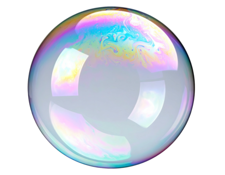 Colorful iridescent soap bubble (3)
