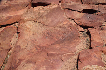 cliff at the kalbarri national park in western australia 
