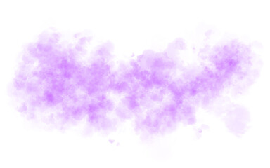 Colored transparent smoke on a transparent background. A violet cloud of fog. Chemical gas..