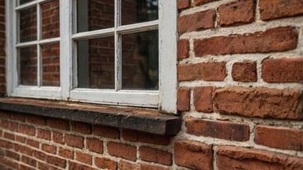 Brick Wall and Window