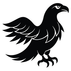 eagle vector icon on white background