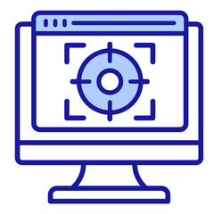 Targeting  Icon Set Multiple Style Collection