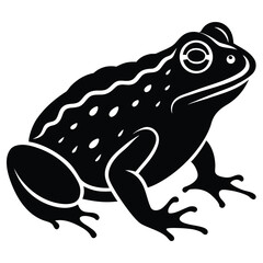 toad vector icon on white background