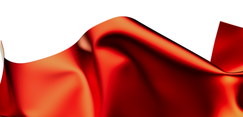 High-resolution image of flowing red silk fabric. Perfect for elegant designs and luxurious backgrounds.