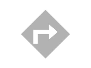right turn arrow sign