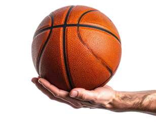 Basketball held in a hand (1)