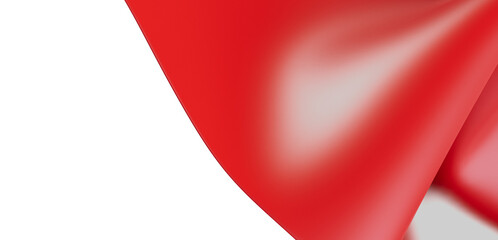 Abstract background of a red fabric with a soft glossy light effect. Perfect for design, graphic art, and creative concepts.  Add text for a cus