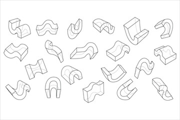 Shapes Manipulation Bending Boxes