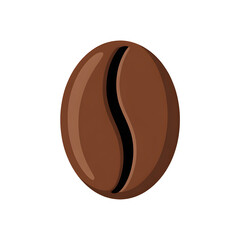 Coffee Bean Icon Isolated on Transparent Background