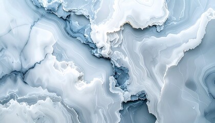 Fototapeta premium Blue Agate Marble Texture