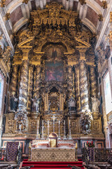 Fototapeta premium Altar of Se Cathedral in Porto city in Portugal