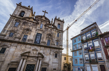 Obraz premium Church of the Convent of Sao Joao Novo in Porto city, Portugal