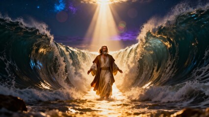 모세의홍해기적_신성한빛이내리는순간