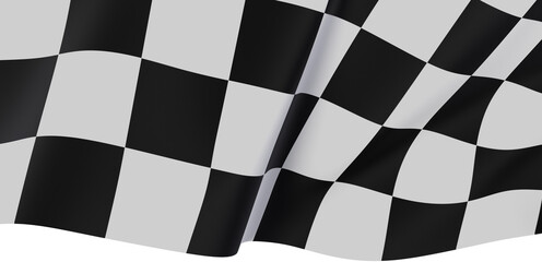 Obraz premium High-quality checkered flag image, perfect for racing, sports, victory, competition themes.