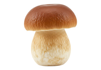 Fototapeta premium Fresh porcini mushroom isolated on transparent background
