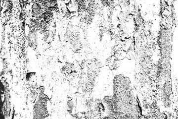 Fototapeta premium Abstract grunge black and white distressed texture torn crumpled industrial overlay background
