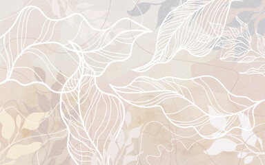 beige color hand drawing design  