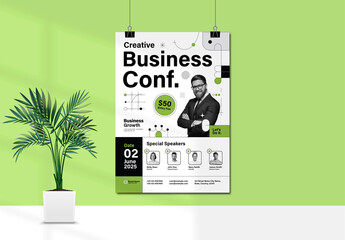 Corporate Business Conference Poster Template
