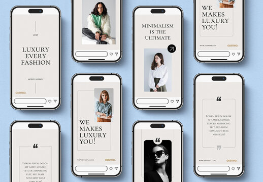 Fashion Brand Social Media Story Design Template