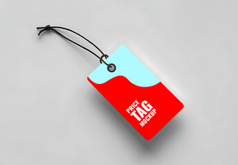 Hanging Price Tag Mockup