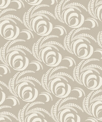 Flower art vector pattern interior  