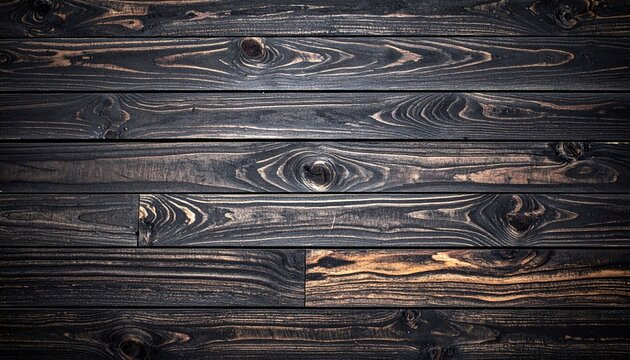 Dark wooden planks