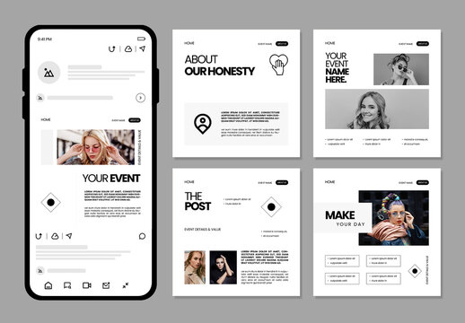 Minimal Event Social Media Post Template