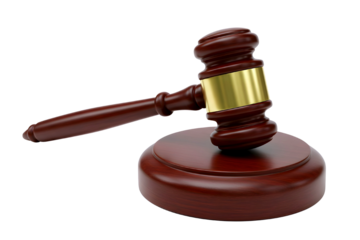 Metal c clamp tool with threaded screw and handle isolated on transparent background