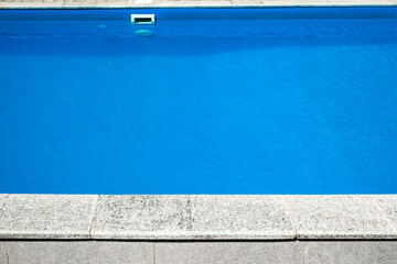 swimming pool with blue water