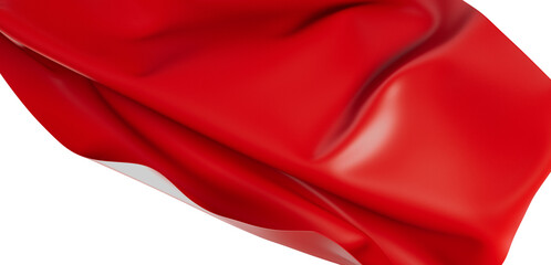 Dynamic red cloth texture, showcasing folds and waves. Perfect for backgrounds, design projects,...