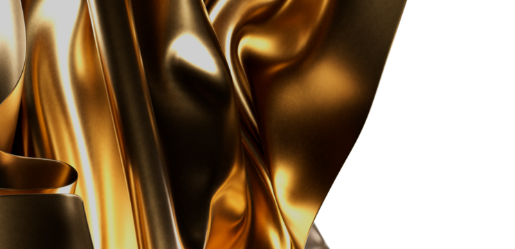 Elegant golden fabric with luxurious texture. Ideal for backgrounds, fashion, and design projects.