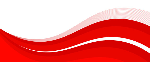 redand white business wave banner background. overlapping vector waves background. presentation, website, simple elegants.