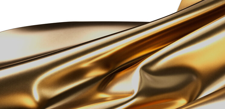Elegant gold silk texture.  Perfect for luxury, wealth, and success concepts.