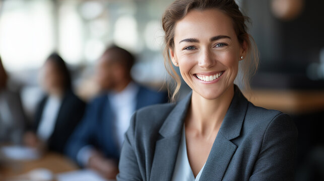 Confident female medical sales representative making strong first impression during introductory meeting with physician professional networking pharmaceutical sales healthcare