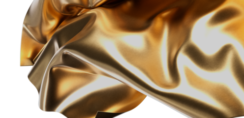 Elegant golden silk fabric with soft drapes.  Perfect for luxury, wealth, and success themes.