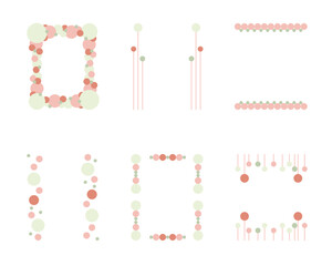 ナチュラルな可愛いフレームセット02