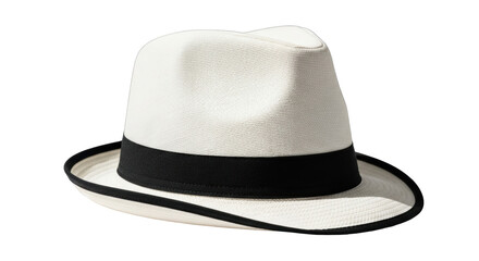 Isolated summer panama hat, beach headwear, casual fashion accessory, summertime clothing