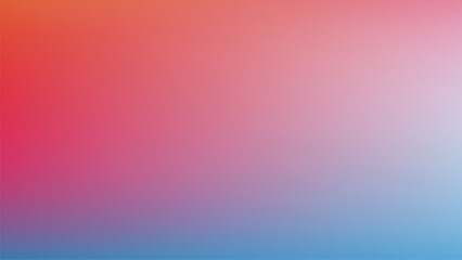 Vibrant Smooth Gradient Blur Design with Abstract Color Transition from Red to Blue