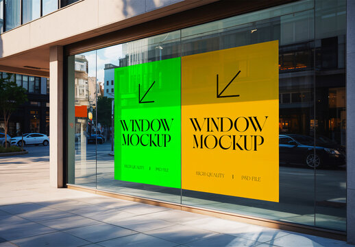 Window Storefront Mockup
