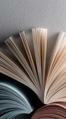 Open Semi-Circle Book Layout