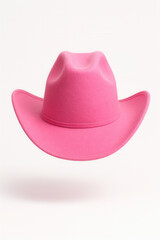 Bright pink cowgirl hat for a party or rodeo.
