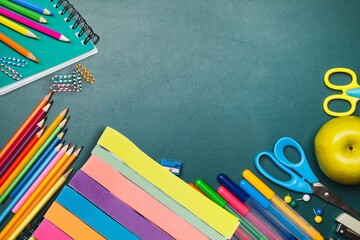 Different colored plasticine Educational games for children.