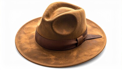 Light brown fedora with a brown band