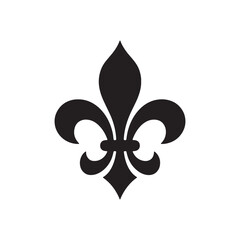 Elegant Fleur De Lis Illustration Symbol of Royalty Nobility and French Heritage Rich Historical Significance and Timeless Decorative Design Element