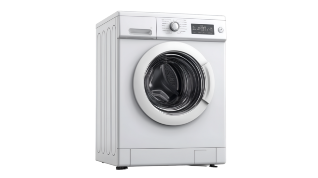 Washing machine isolated on transparent background